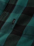 Moncler Genius - 7 Moncler FRGMT Hiroshi Fujiwara Checked Cotton Down Shirt Jacket - Green