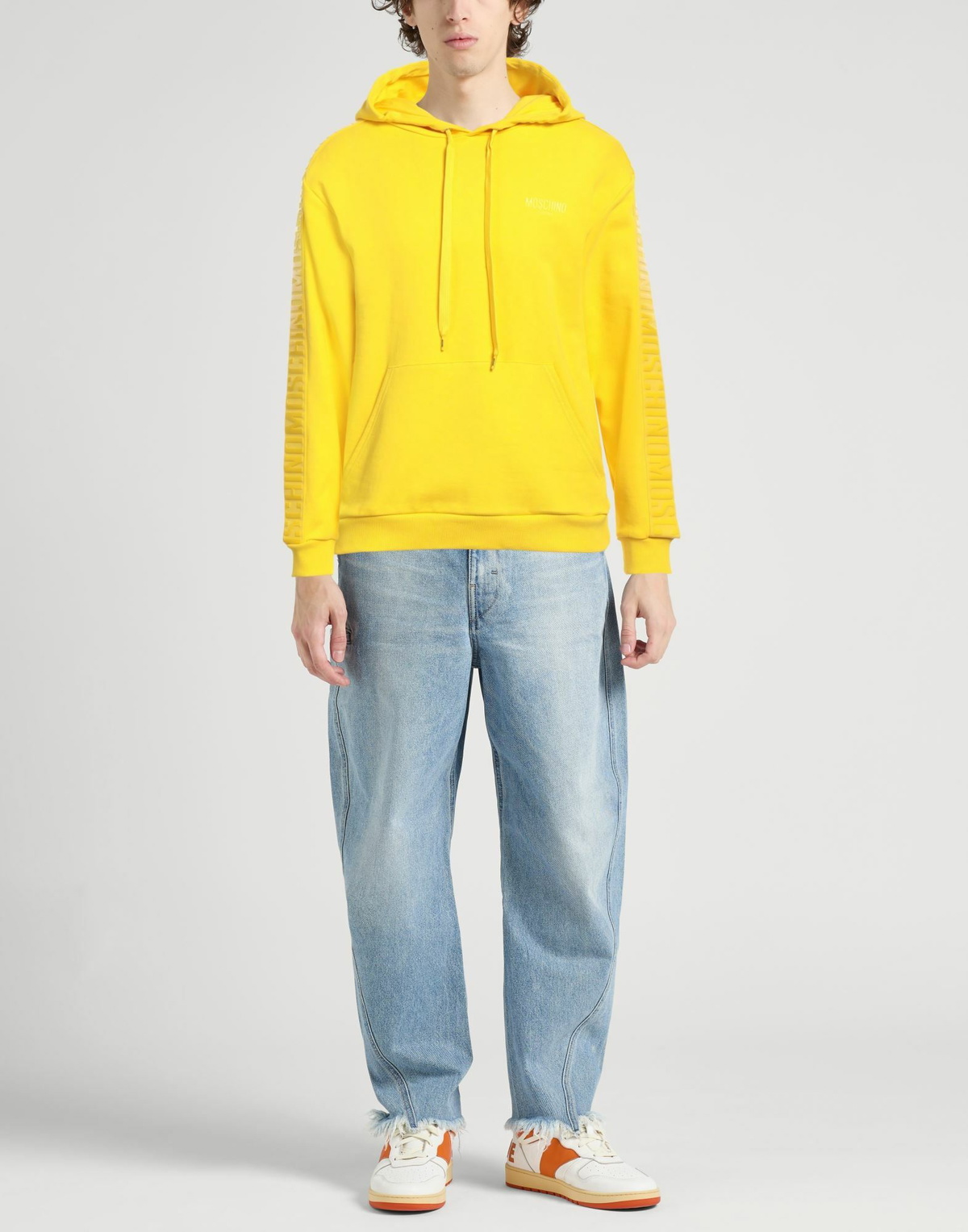 Moschino Mens Sweatshirt in Yellow