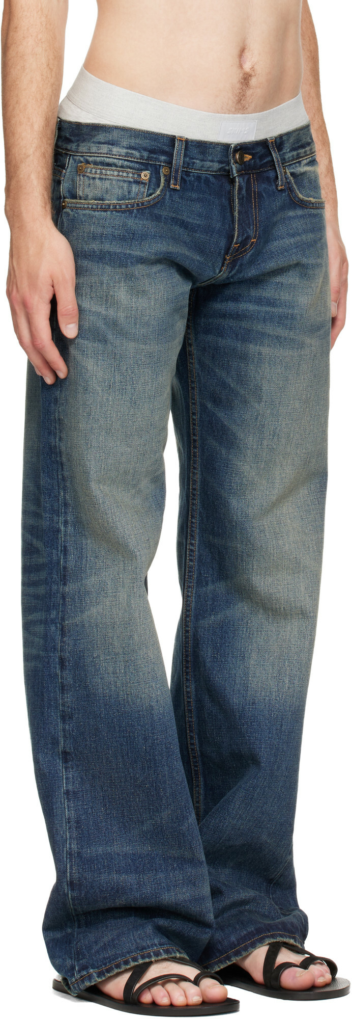 Raimundo Langlois Indigo Bootcut Jeans