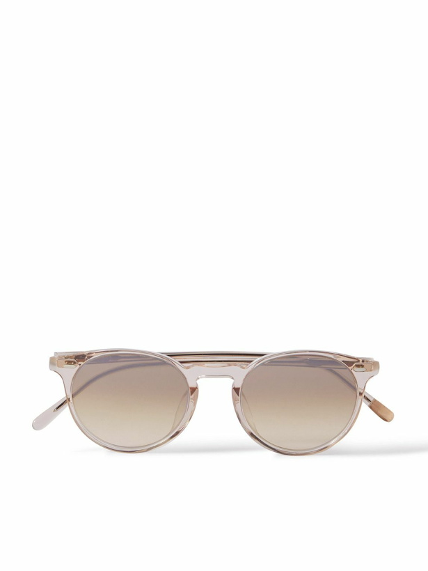Photo: Oliver Peoples - N. 02 Sun Round-Frame Acetate Sunglasses
