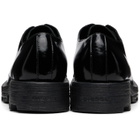 Diesel Black D-Hammer-Leather Lace-Up Oxfords