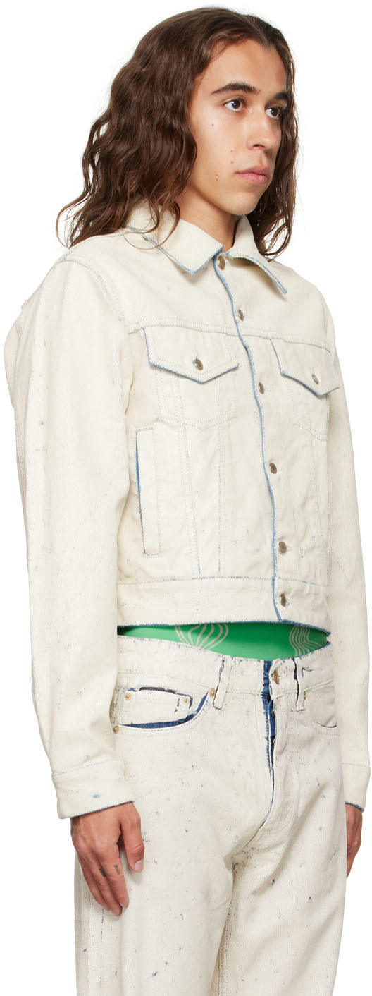 Eytys Off-White Bolt Denim Jacket