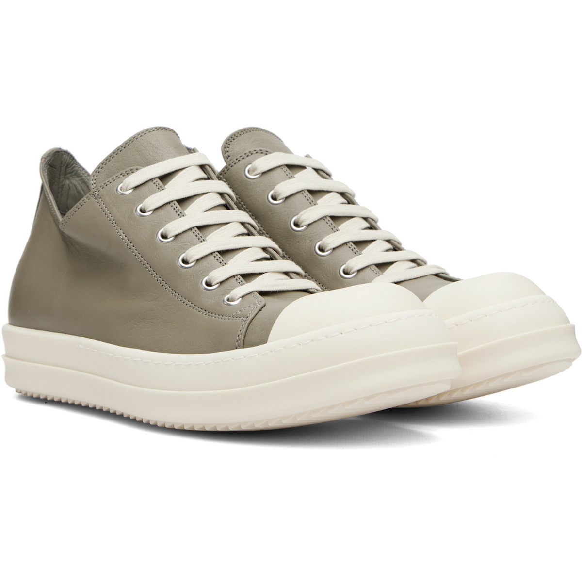 Rick Owens Taupe Tower Low Sneaks Sneakers