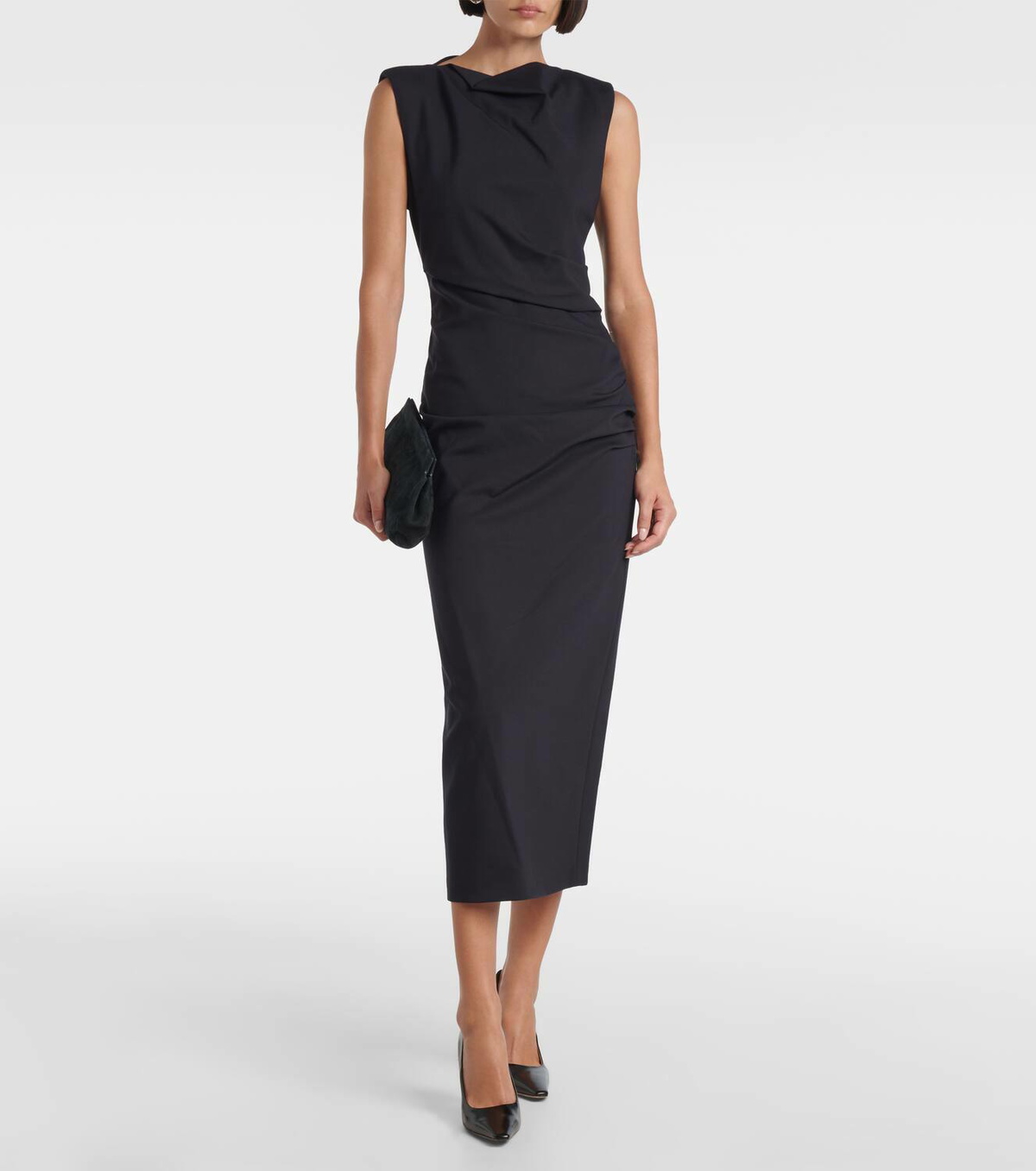 Dorothee Schumacher Emotional Essence draped midi dress