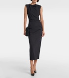 Dorothee Schumacher Emotional Essence draped midi dress