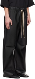 Fear of God Black Pleated Trousers
