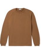 SSAM - Recycled Cotton and Cashmere-Blend Jersey Sweatshirt - Brown