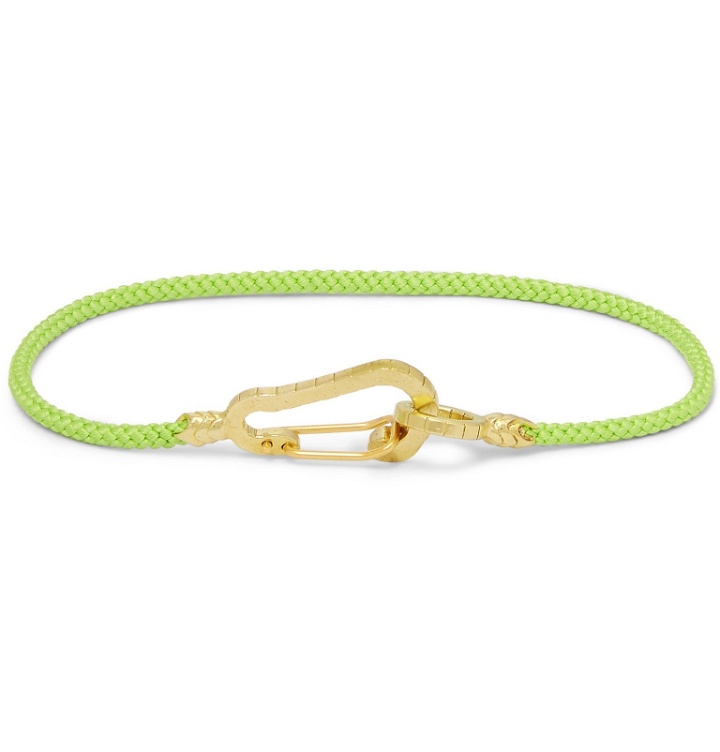 Photo: Mikia - Cord and Gold-Tone Bracelet - Green