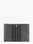 Thom Browne Clutch Bag Grey   Mens