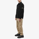 Stone Island Men's Corduroy Overshirt in Black