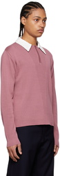 Kiko Kostadinov Pink Cotton Polo