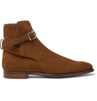 George Cleverley - Morris Suede Chelsea Boots - Brown