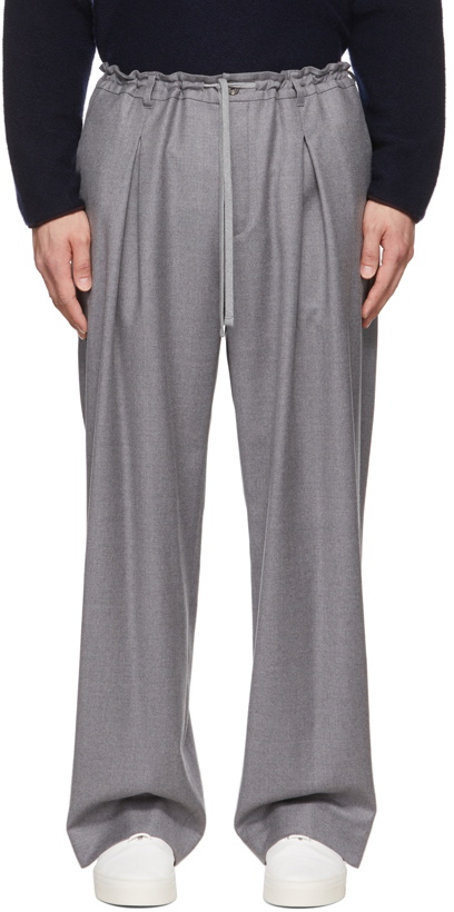 Photo: The Row Grey Davian Trousers