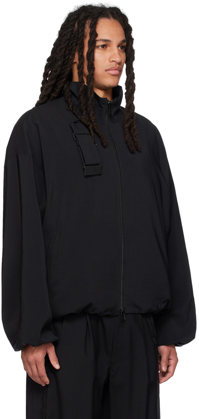 Y's Black High-Twist Jacket