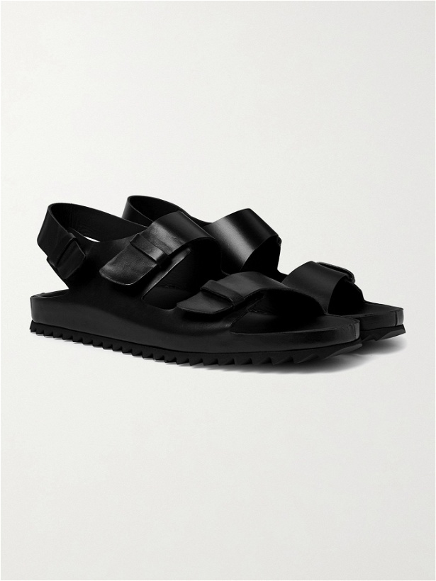 Photo: OFFICINE CREATIVE - Agora Leather Sandals - Black