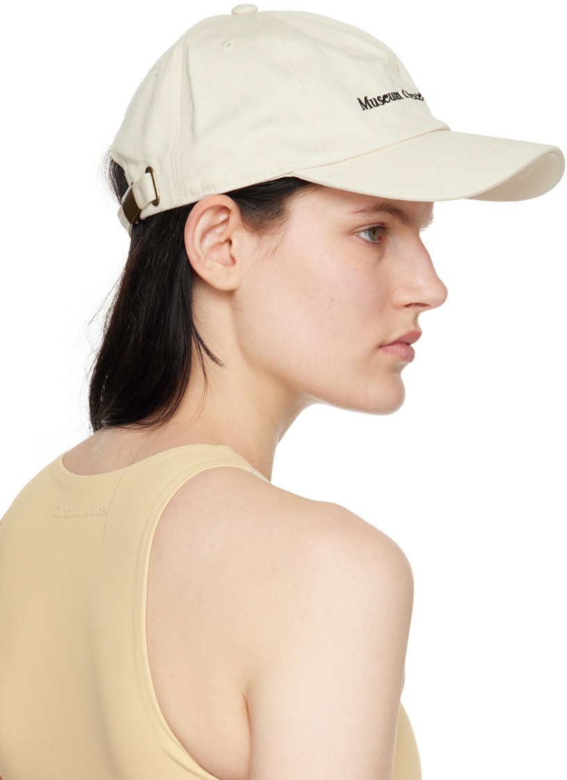 Museum of Peace & Quiet Off-White Embroidered Cap