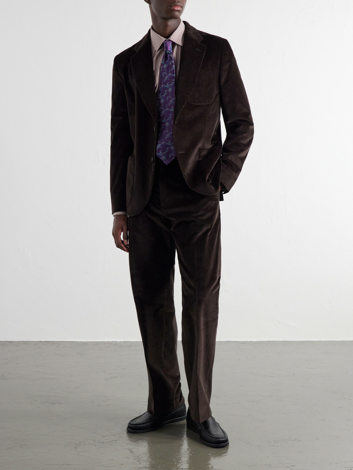 Paul Smith - Cotton-Blend Corduroy Suit Jacket - Brown