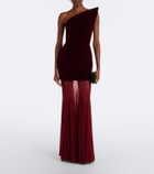 David Koma Velvet gown