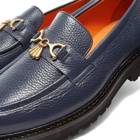 Vinnys Men's VINNY's x Soulland Palace Loafer in Midnight Blue Leather