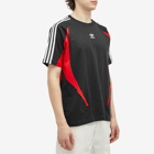 Adidas Men's Archive T-Shirt in Black/Betrack Toper Scarlet