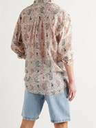 ISABEL MARANT - Ineton Paisley-Print Cotton Shirt - Neutrals