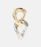 JW Anderson - Two-tone chain earrings