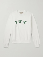 Remi Relief - Ivy Printed Cotton-Jersey Sweater - White