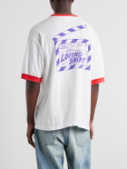 SAINT MXXXXXX - I Love Saint Cotton-Jersey T-Shirt - White