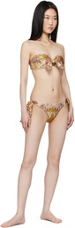 ZIMMERMANN Tan Wylie Scarf Tie Bikini