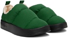 adidas Originals Green Puffylette Slippers