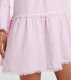 Heidi Klein Baie de Cassis tiered linen kaftan