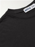 AFFIX - Nasenbluten Logo-Print Recycled Cotton-Jersey T-Shirt - Black