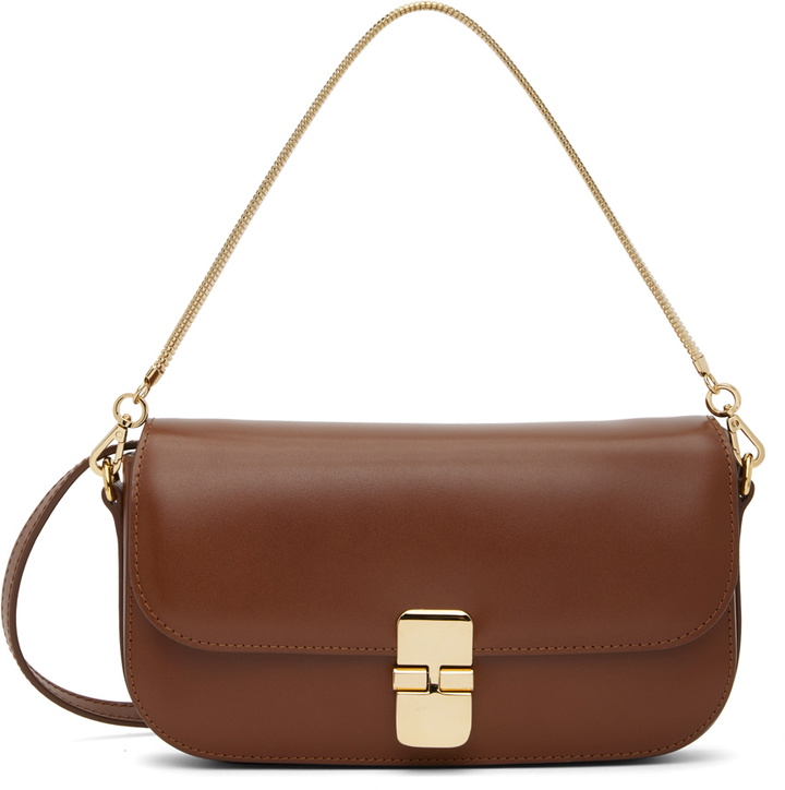 Photo: A.P.C. Brown Grace Chain Shoulder Bag