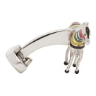 PS by Paul Smith Silver and Multicolor Zebra Cufflinks