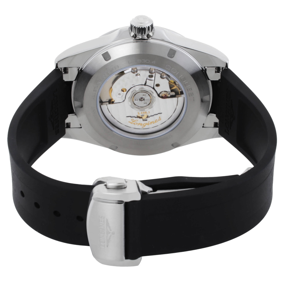 Longines Conquest Automatic Black Dial Mens Watch L3.830.4.52.9