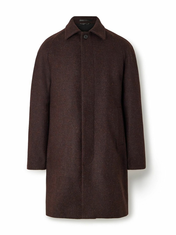 Photo: Sunspel - Harris Wool-Tweed Car Coat - Brown