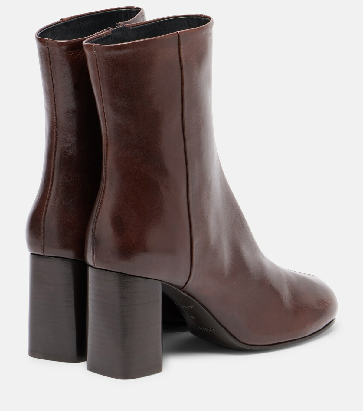 Lemaire Anatomic 80 leather ankle boots