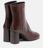 Lemaire Anatomic 80 leather ankle boots