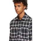 Neil Barrett Grey and Black Tartan Shirt