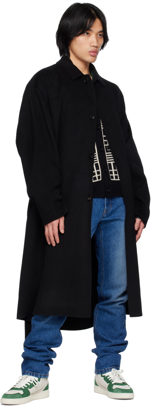 Acne Studios Black Belted Coat