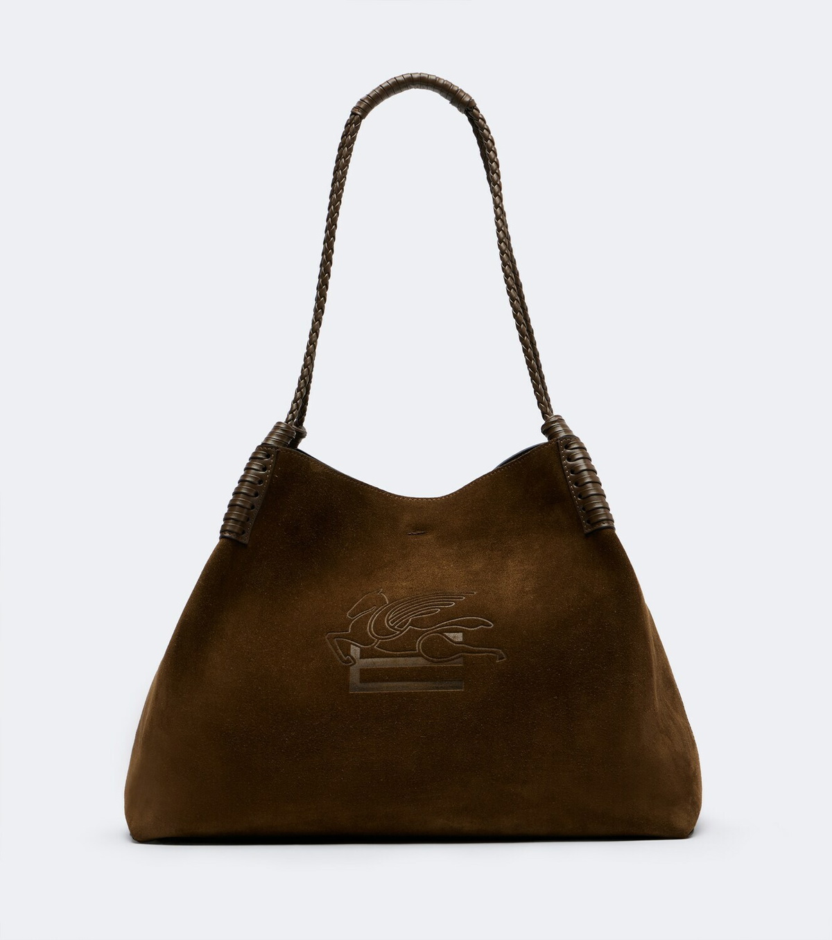 Etro Libra Large suede tote bag