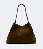 Etro Libra Large suede tote bag