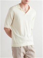 Thom Sweeney - Skipper Cotton Polo Shirt - Neutrals