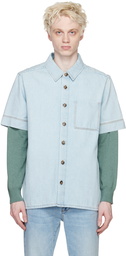 A.P.C. Blue Gil Shirt