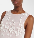 Altuzarra Nelly floral-appliqué midi dress