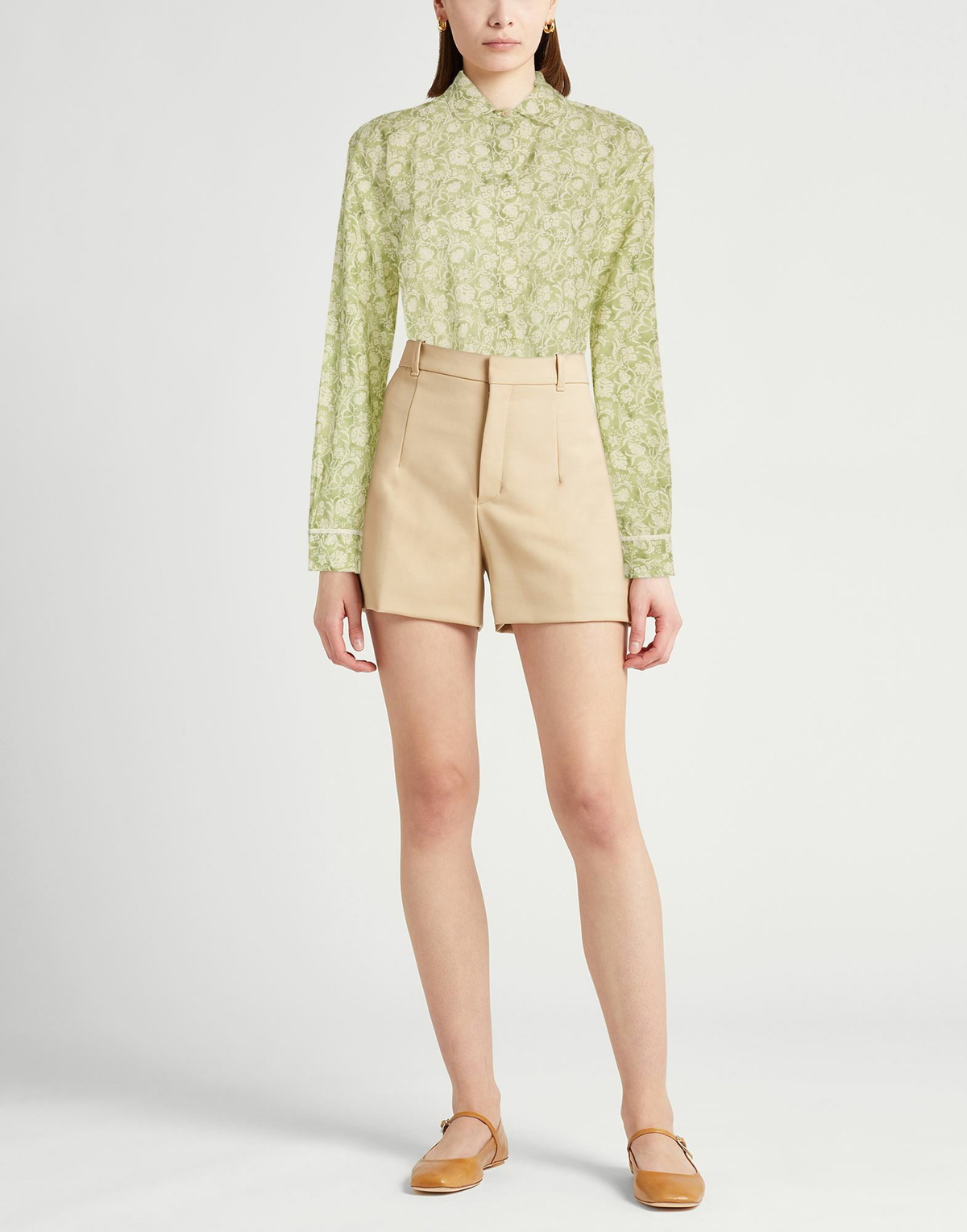 Massimo Alba Womens Top Light in Green