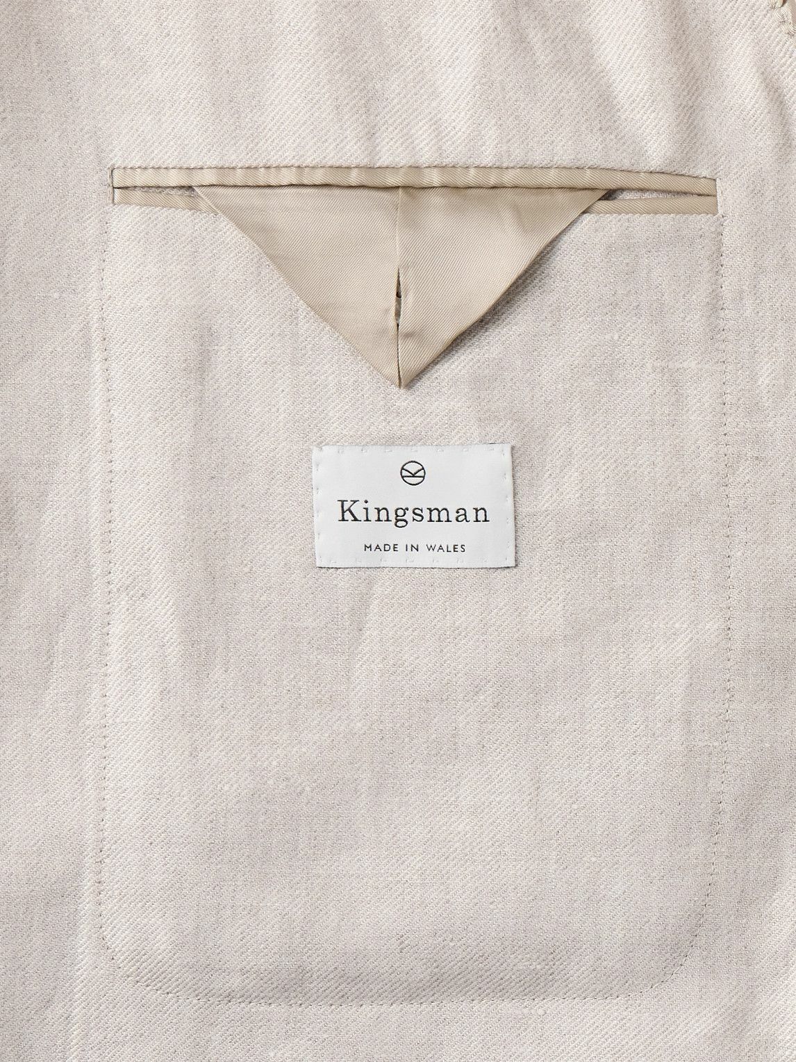 Kingsman - Linen-Twill Suit Jacket - Neutrals