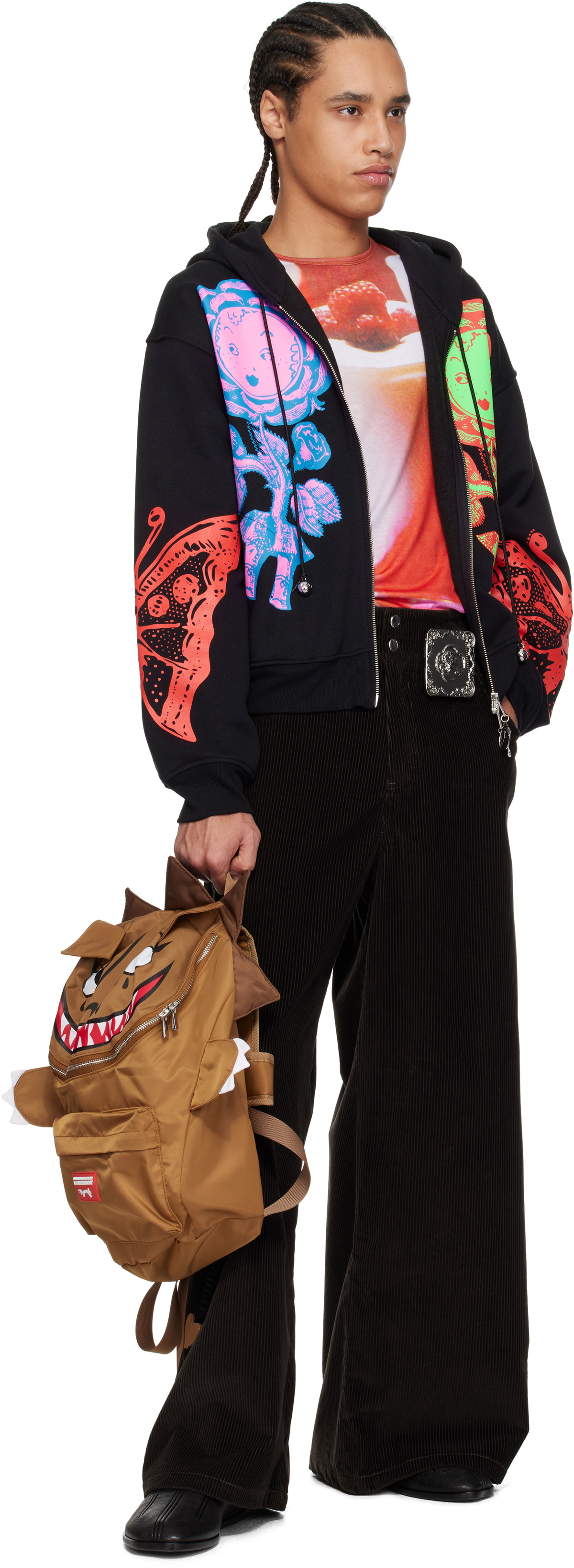 Charles Jeffrey LOVERBOY Brown Lion Rucksack Charles Jeffrey Loverboy