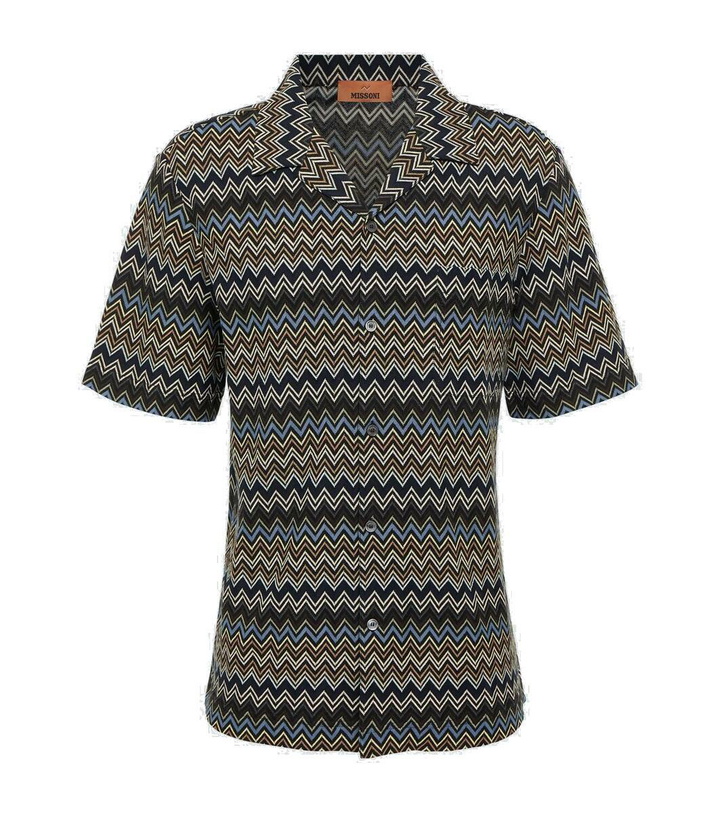 Photo: Missoni Zigzag cotton bowling shirt