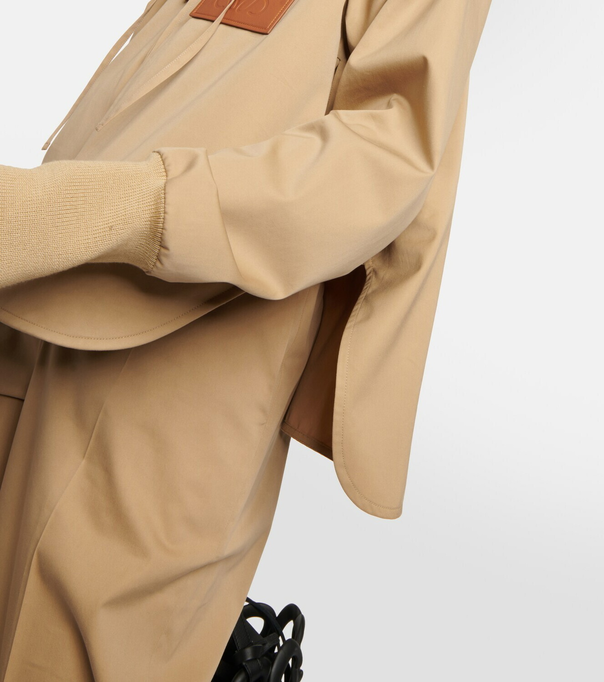 Loewe Anagram cropped zip-up hoodie Loewe